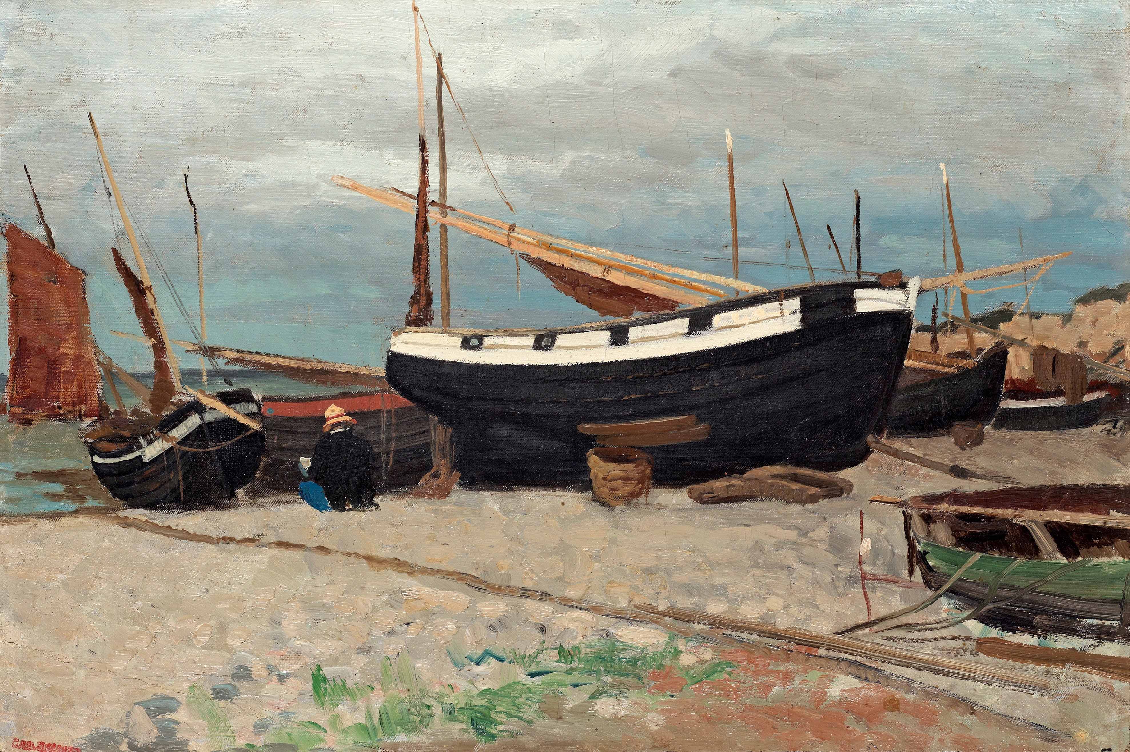 Boats on the shore